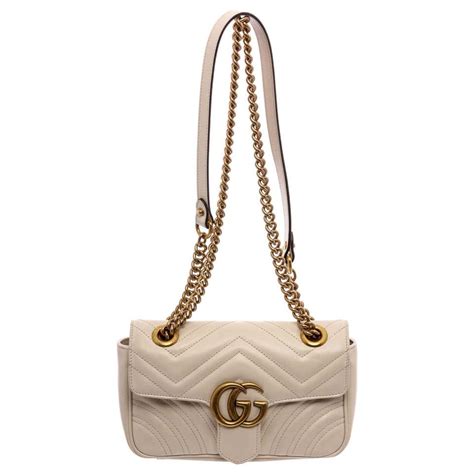 white gucci bag sale|gucci white marmont bag.